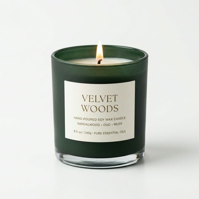 Velvet Woods Minimalist Candle