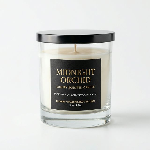 Midnight Orchid Scented Candle